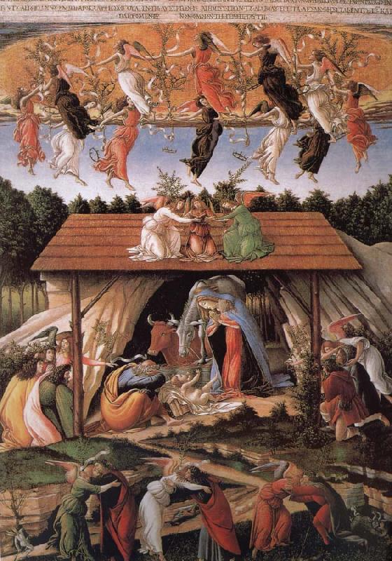 The birth of Christ, Sandro Botticelli